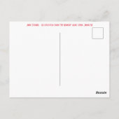 Illustratie uit de kinderkamer Alice - Drink me Briefkaart (Achterkant)