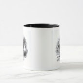 Illustratie uit "De laatste van de Mohikanen" Mok (Midden)