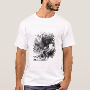 Illustratie uit "De laatste van de Mohikanen" T-shirt