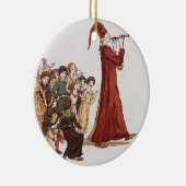 Illustratie uit de piët Hamelin Book Keramisch Ornament (Rechts)