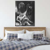 Illustratie uit "Frankenstein" Canvas Afdruk (Insitu (Slaapkamer))
