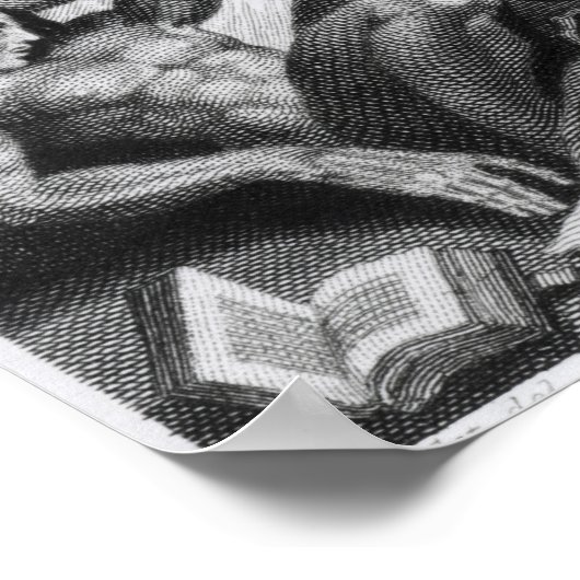 Illustratie uit "Frankenstein" Poster (Hoek)