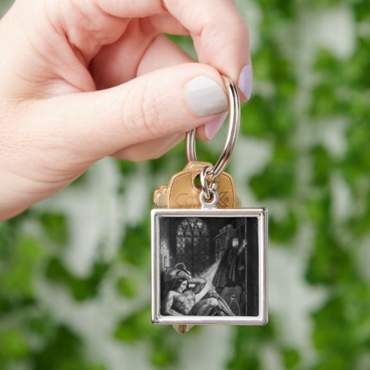 Illustratie uit "Frankenstein" Sleutelhanger (Hand)