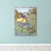 Illustratie uit het 'Boek van Eenvoud' Canvas Afdruk (Insitu (Houten vloer))