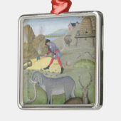 Illustratie uit het 'Boek van Eenvoud' Metalen Ornament (Links)