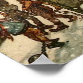 Illustratie uit het verleden van Frank C. Pape Poster (Hoek)