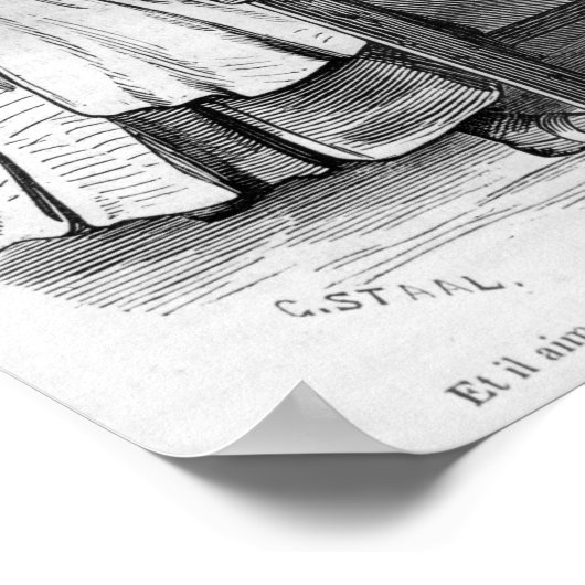 Illustratie uit 'L'Emile' Poster (Hoek)