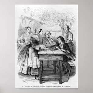 Illustratie uit 'L'Emile' Poster