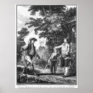 Illustratie uit 'L'Emile' Poster