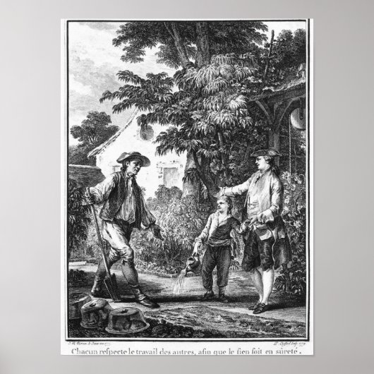 Illustratie uit 'L'Emile' Poster (Voorkant)