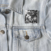Illustratie uit 'L'Emile' Vierkante Button 5,1 Cm (In situ)