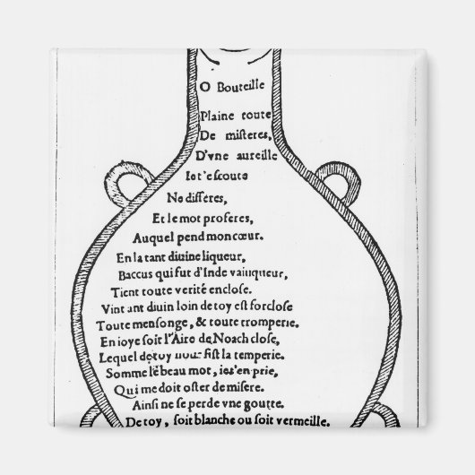Illustratie uit "Pantagruel" Magneet (Voorkant)