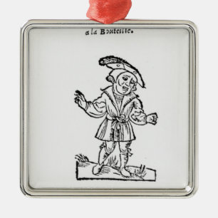 Illustratie uit "Pantagruel" Metalen Ornament