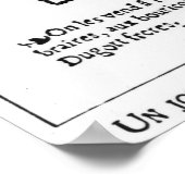 Illustratie uit "Pantagruel" Poster (Hoek)