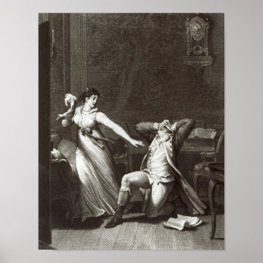 Illustratie uit "The Sorrows of Werther" Poster (Voorkant)