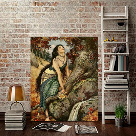 Illustratie uit vroeger tijdperk Frank C. Pape Poster