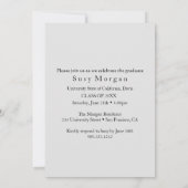 Illustratie uitnodiging mastergraad Afstuderen  (Achterkant)