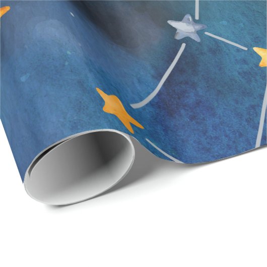 Illustratie ultramoderne buitenruimte cadeaupapier (Rol Hoek)