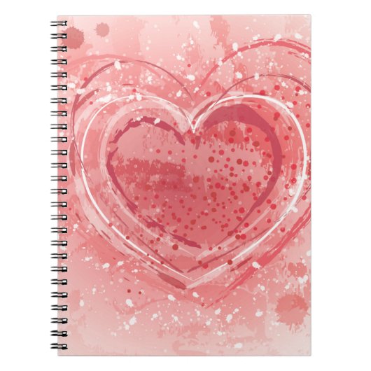 Illustratie Valentijnsdag Notitieboek (Voorkant)