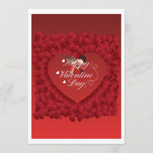 Illustratie Valentijnskaart voor leuk stel Feestdagenkaart