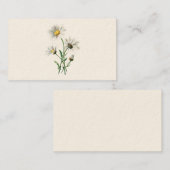 illustratie van 1902 dagen oude wilde bloem visitekaartje (Voorkant / Achterkant)