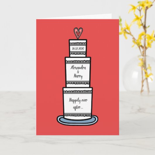 Illustratie van aangepaste weddenschapskap Kaart (Gele Bloem)