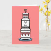 Illustratie van aangepaste weddenschapskap Kaart (Gele Bloem)