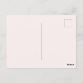 Illustratie van abstracte lijntekenvogel briefkaart (Achterkant)