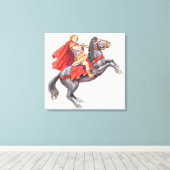 Illustratie van Alexander de Grote Canvas Afdruk (Insitu (Houten vloer))