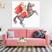 Illustratie van Alexander de Grote Canvas Afdruk (Insitu (Woonkamer))