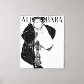 Illustratie van Alibaba-hoes Canvas Afdruk (Voorkant)
