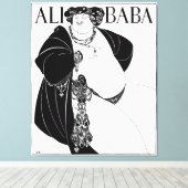 Illustratie van Alibaba-hoes Canvas Afdruk (Insitu (Houten vloer))