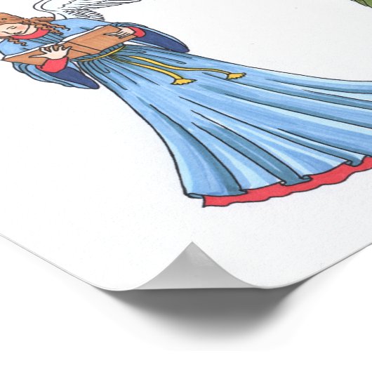 Illustratie van Angels Poster (Hoek)