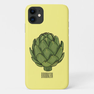 Illustratie van Artichoke cartoon Case-Mate iPhone Case