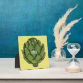 Illustratie van Artichoke cartoon Fotoplaat (Insitu)