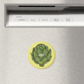 Illustratie van Artichoke cartoon Magneet (Insitu (Vaatwasser))