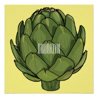 Illustratie van Artichoke cartoon
