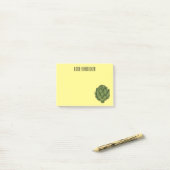 Illustratie van Artichoke cartoon Post-it® Notes (Op bureau)