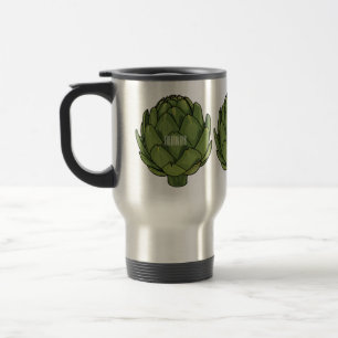 Illustratie van Artichoke cartoon Reisbeker