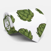 Illustratie van Artichoke cartoon Stropdas (Opgerold)