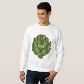 Illustratie van Artichoke cartoon Trui (Voorkant volledig)