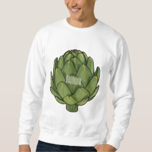Illustratie van Artichoke cartoon Trui