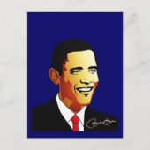 Illustratie van Barack Obama Vector Briefkaart (Voorkant)