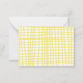 Illustratie van 'Bee My Valentine' voor klasgenote Notitiekaartje (Achterkant)