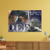 Illustratie van bemanningsleden canvas afdruk (Insitu (Woonkamer))