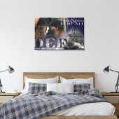 Illustratie van bemanningsleden canvas afdruk (Insitu (Slaapkamer))