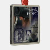 Illustratie van bemanningsleden metalen ornament (Rechts)