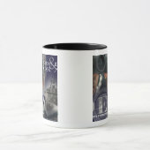 Illustratie van bemanningsleden mok (Midden)