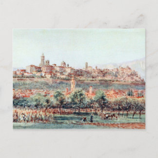 Illustratie van Bergamo, Italië Briefkaart