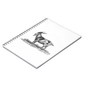 Illustratie van  binnenlandse geiten - geiten van  notitieboek (Linkerzijde)